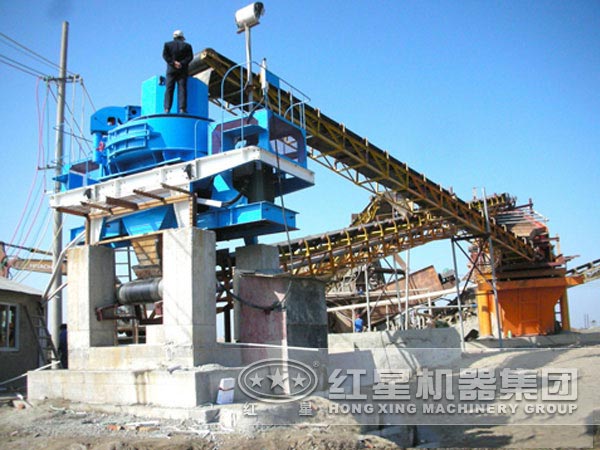 成套制砂設備生產(chǎn)現(xiàn)場