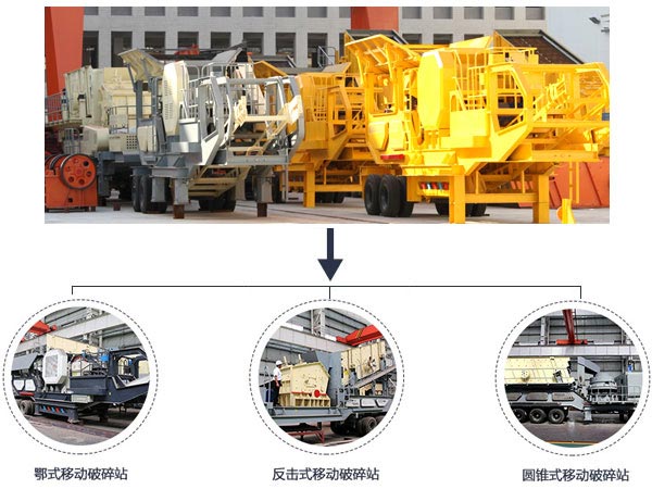 輪胎式移動(dòng)破碎站的不同類型