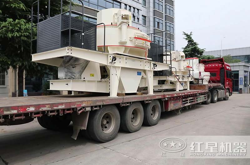 玻璃制沙設備發(fā)貨