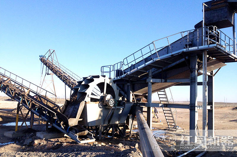 洗沙機(jī)搭建現(xiàn)場(chǎng)實(shí)拍