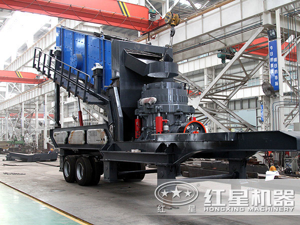 圓錐式粗碎移動破石機(jī)