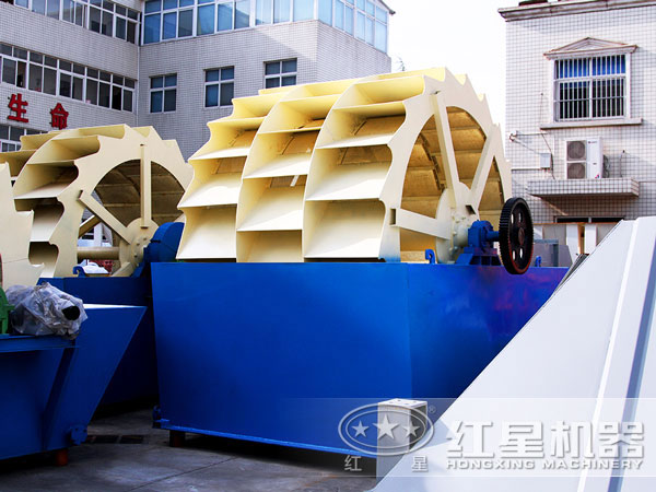 大型輪斗式洗砂機