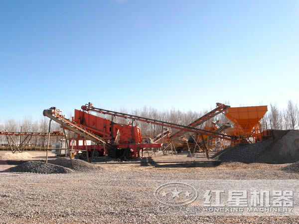 人工制砂現(xiàn)場(chǎng)