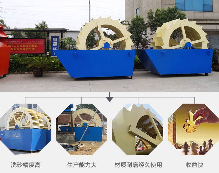 時產(chǎn)200噸的洗沙機生產(chǎn)優(yōu)勢