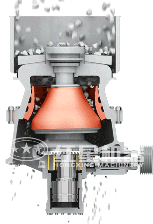 新型圓錐破碎機工作原理