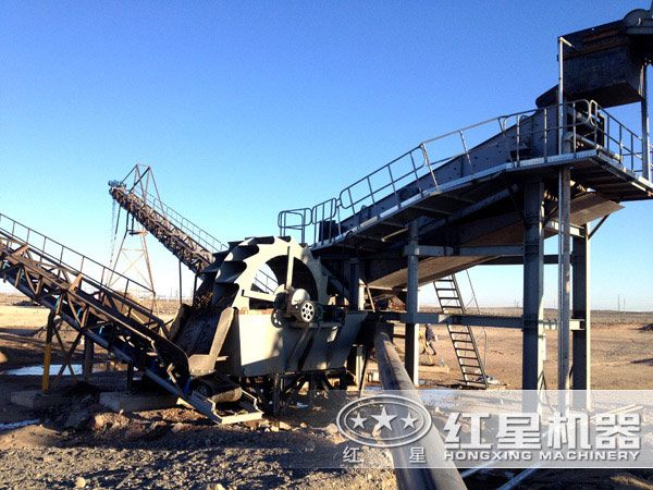 洗砂現(xiàn)場(chǎng)