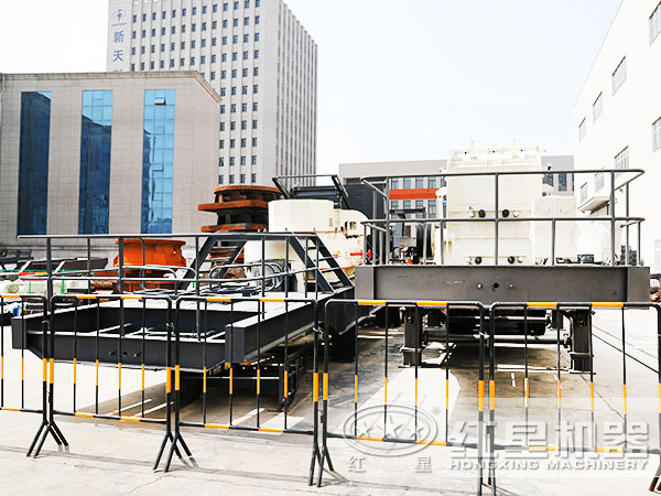 每小時200方流動打砂機廠區(qū)圖