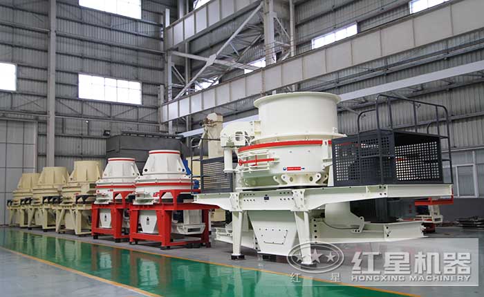 一小時(shí)100噸石頭制砂機(jī)型號(hào)多樣