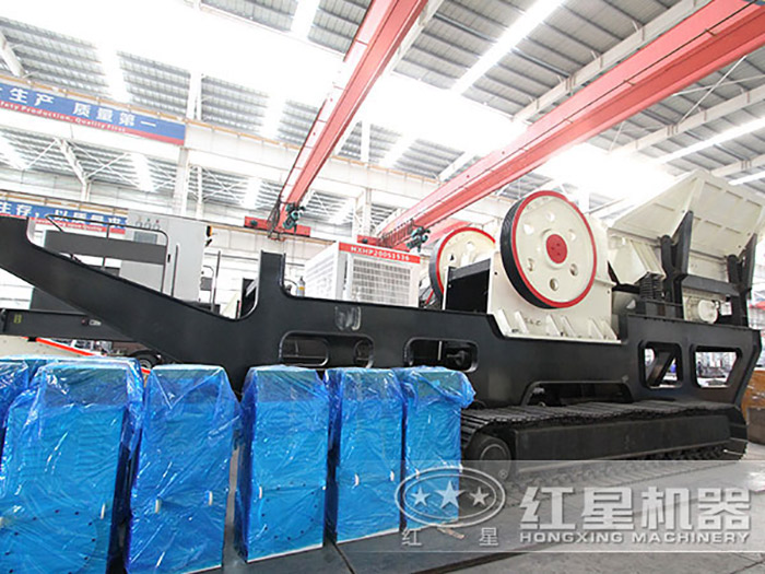 汽車(chē)顎式移動(dòng)打石機(jī)