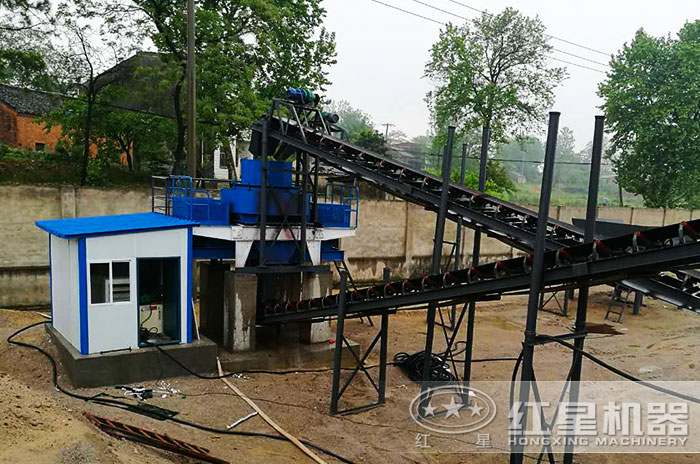 石灰石物料生產(chǎn)線現(xiàn)場(chǎng)