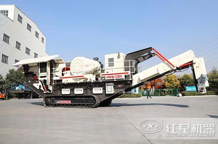 履帶式顎式移動破碎站設(shè)備