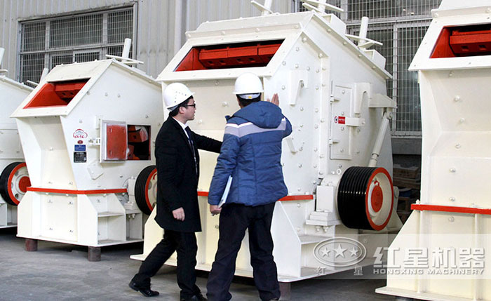 用戶來廠參觀試機(jī)