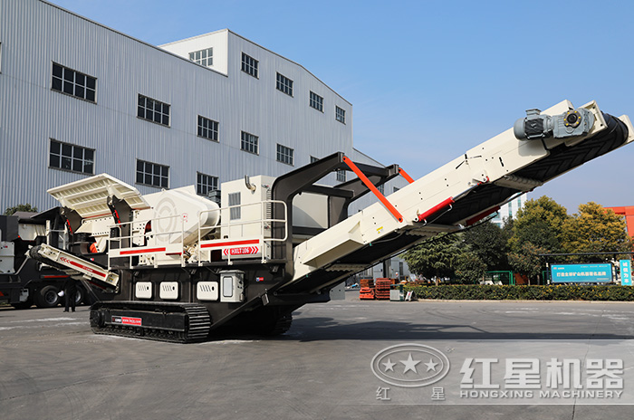 履帶移動式碎石破碎機設備展示