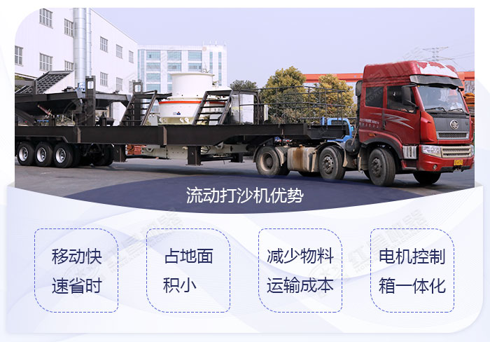 車(chē)載式移動(dòng)加砂機(jī)/流動(dòng)打沙機(jī)優(yōu)勢(shì)