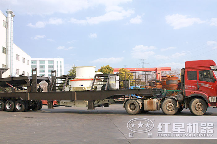 紅星機器車載流動沙機發(fā)貨現(xiàn)場