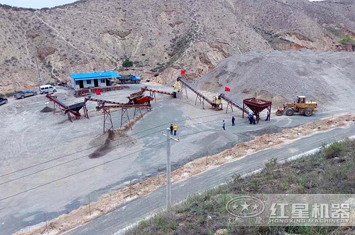 制砂設(shè)備綠色制砂現(xiàn)場(chǎng)