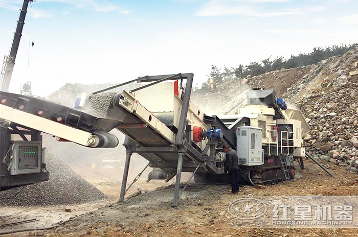 移動(dòng)建筑垃圾廢料破碎機(jī)