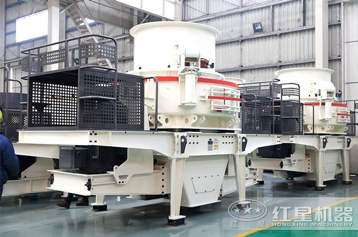 青石制砂機生產(chǎn)車間