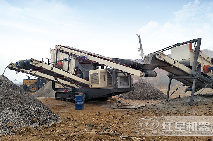 移動砂石料破碎生產(chǎn)線設(shè)備加工現(xiàn)場 移動砂石料破碎生產(chǎn)線設(shè)備加工現(xiàn)場
