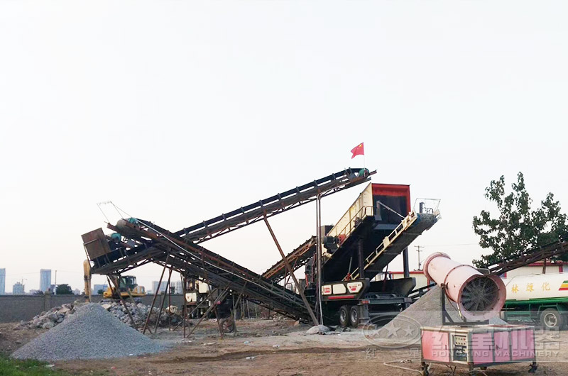 振動(dòng)篩分離不同粒度成品