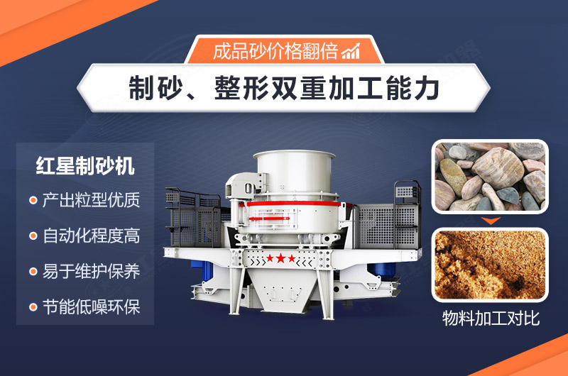制砂機(jī)自動化程度高