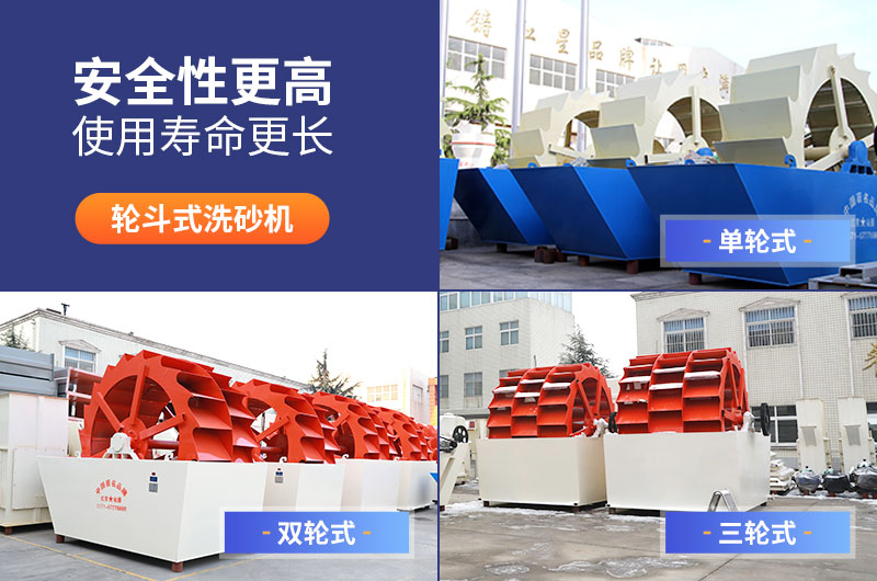 輪斗式洗砂機多種選擇