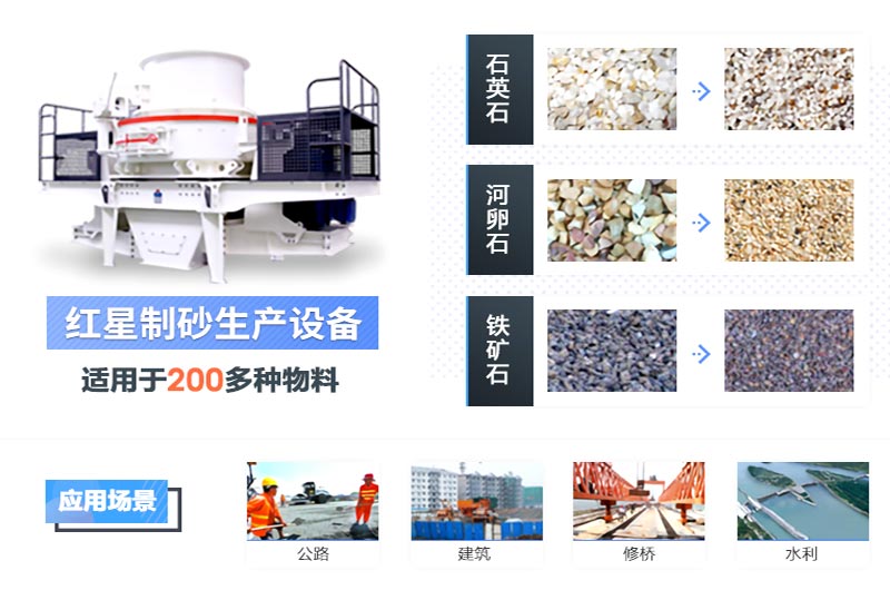 制砂機破碎應用范圍