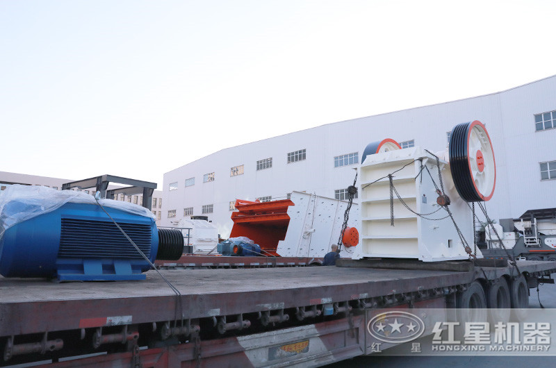 碎石機準備發(fā)往廣西小型碎石廠