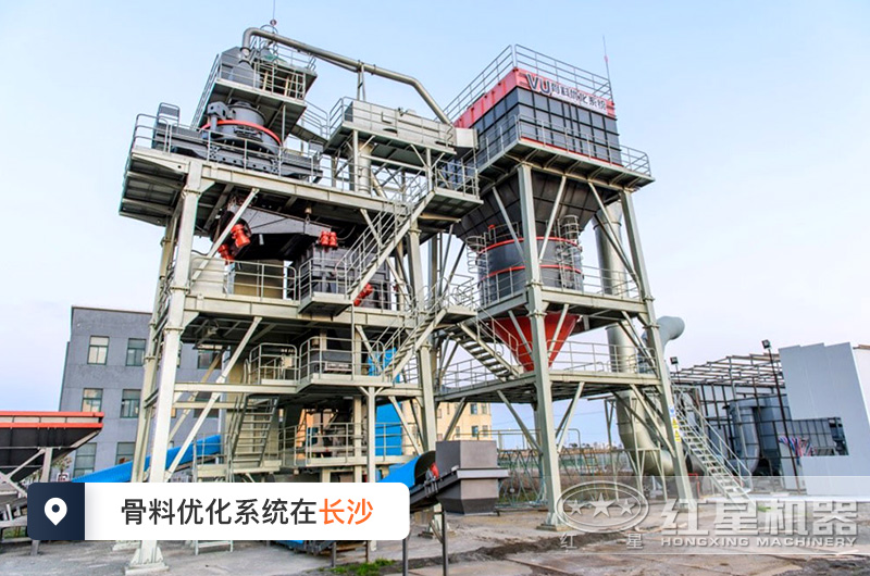 湖南長沙制砂樓生產(chǎn)線用戶制砂現(xiàn)場(chǎng)