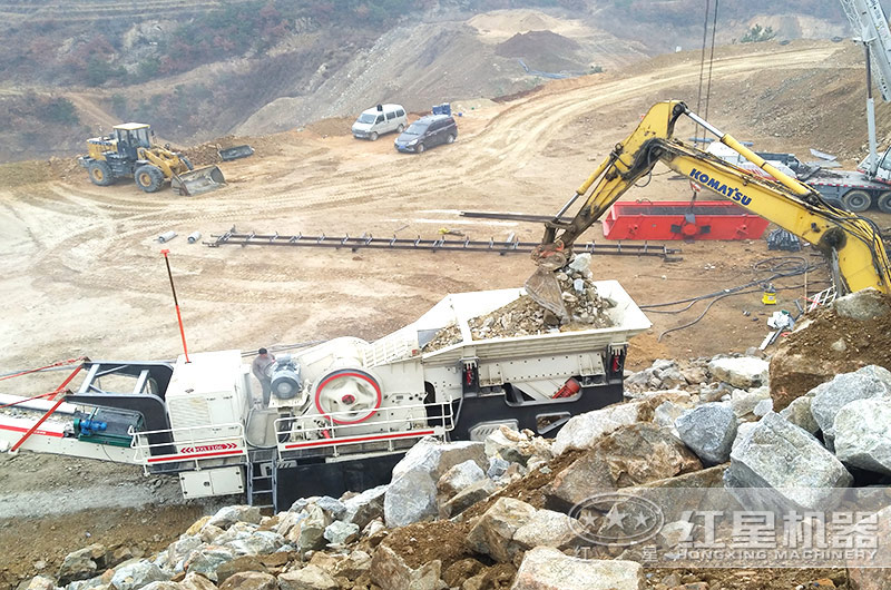 顎式移動(dòng)破碎機(jī)設(shè)備——輪胎式